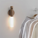 Дерев'яна настінна USB-лампа з датчиком руху Induction lamp AND850