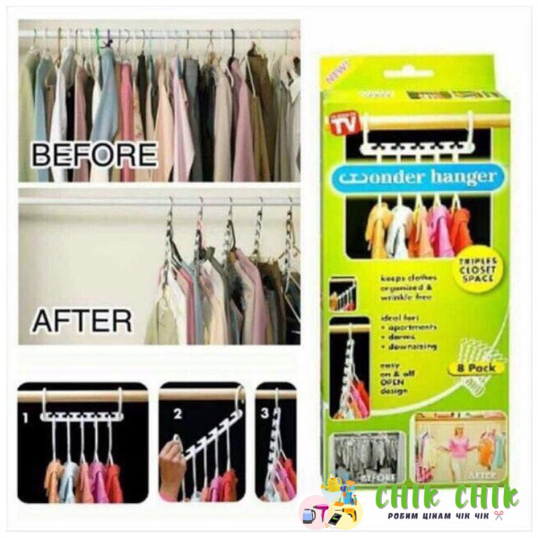 Чудо-вішалка TRIPLES CLOSET Wonder Hanger (м'ята коробка)