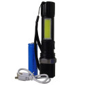Ліхтарик ручний BL W546 + COB usb charge