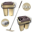 Швабра стрічка з великим відром 10 л з віджимом Scratch Cleaning Mop
