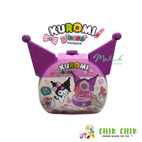 Дитячий набір Kuromi з 26pcs, фіолетовий