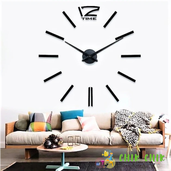 Настінний маленький 3D-годинник DIY clock (50)