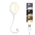Гнучкий USB-світильник із керуванням голосом 16 LED, 5 Вт, Білий