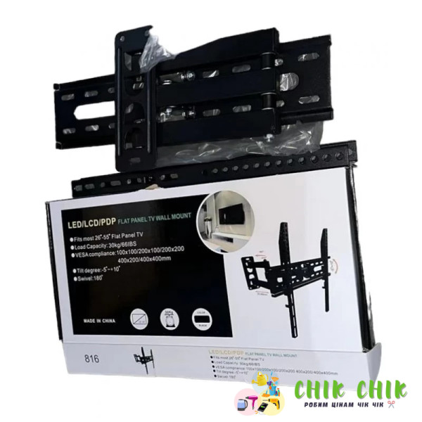 Кронштейн для телевізора 26-55 WALL MOUNT 816