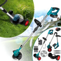 Електрична газонокосарка, 2 акумулятори 48 в, 2000 мА год Lawn mower 14 насадок