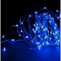 Xmas гірлянд 30 Led 3M на мідному дроті (Крапля роси) синя від батарейок + USB