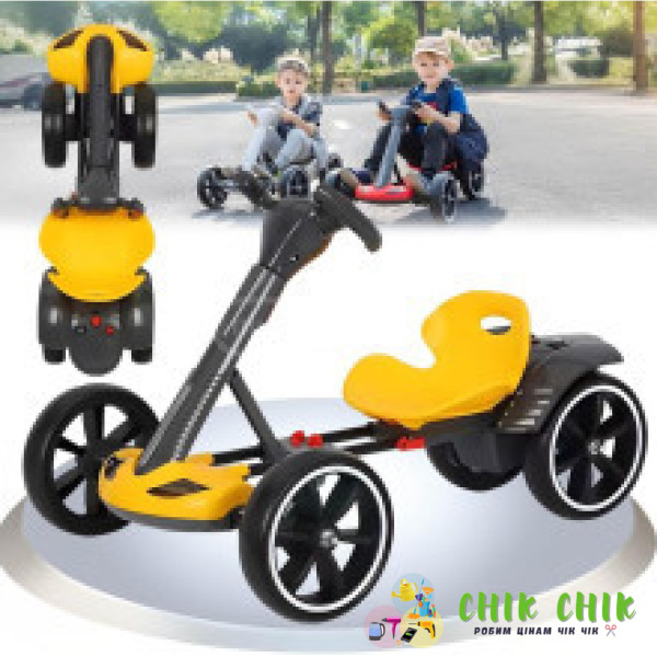 Дитячий електрокар M 6072 Eco Koleso Go Kart K+Ж