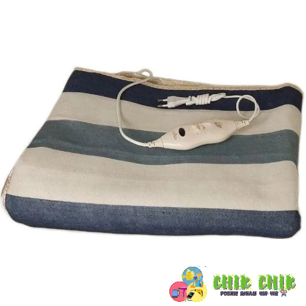 Електропростирадло electric blanket 150*180 різнобарвні смужки