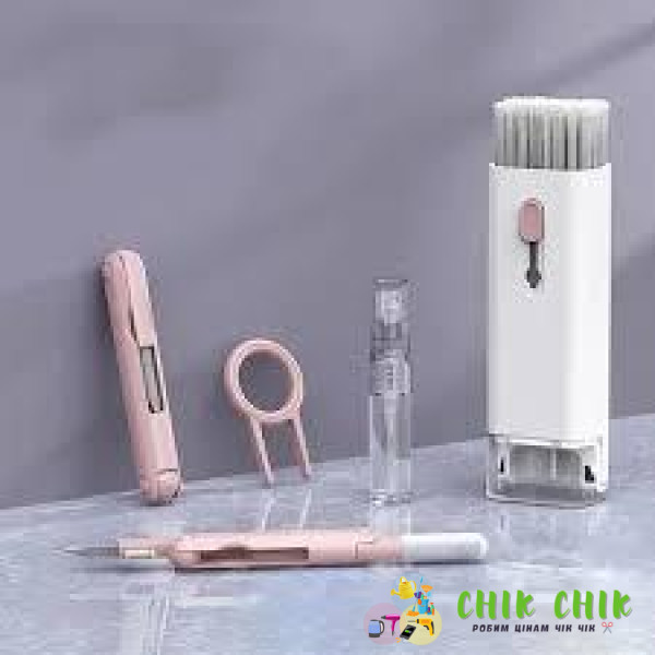 Набір для чищення клавіатури та навушників Cleaning brush 8 в 1 AND869