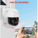 Камера видеонаблюдения  tp8 v380 pro solar wifi with battery