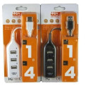 Хаб 4 порти USB 2.0 XD4