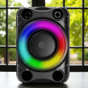Портативна акустична система з мікрофоном і RGB-підсвіткою SPS 8148