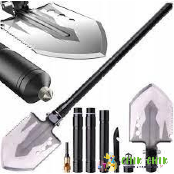 Універсальна складана лопата-мультитул 10-в-1 Multifunctional shovel ES-118