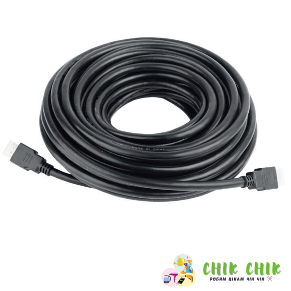Кабель HDMI-HDMI 1.4V 5 м Чорний