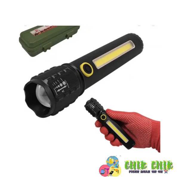 Ліхтарик ручний BL C72 P50 COB + USB CHARGE