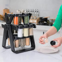 Карусель для спецій 18 баночок на підставці 360° Spice Rack