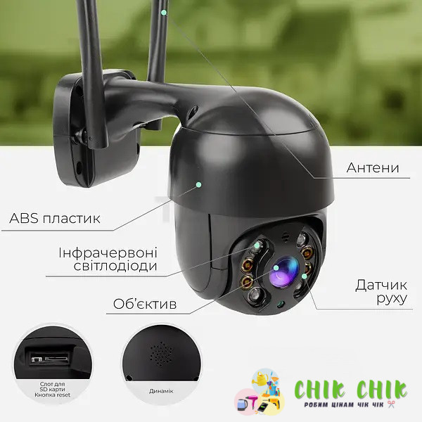 Камера відеоспостереження monitor 360 (A8)