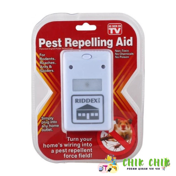 Відлякувач комах і гризунів Pest Repelling Aid (Riddex)