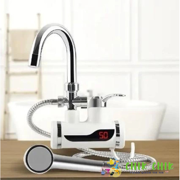 Водонагрівач із душем бічне під'єднання Delimano WATER HEATER 367 SIDE