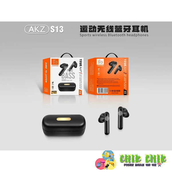 Гарнітура Double з кейсом Bluetooth TWS AKZ-S13