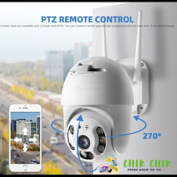 Камера відеоспостереження CAmera Cad N3 Wifi IP 360/90 * 4mp App ICSSE NEW (Без адаптера)