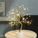Настільна лампа дерево Berger TreeLight Gold