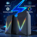 Музичні колонки для комп'ютера 2.0 Е1062 RGB