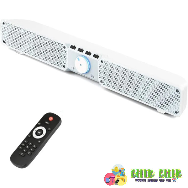 Мобільна колонка з годинником Soundbar Q10