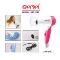 Дорожній фен для волосся Gemei GM-1709 1000 Вт