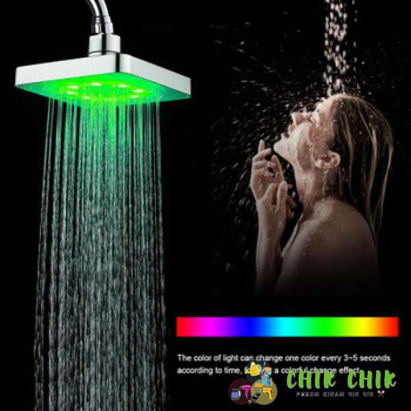 Лійка для верхнього душу з підсвіткою 150 мм LED Shower head AND XL-902