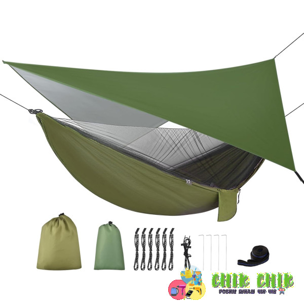 Гамак з брезентом від дощу та москітною сіткою AND 5232