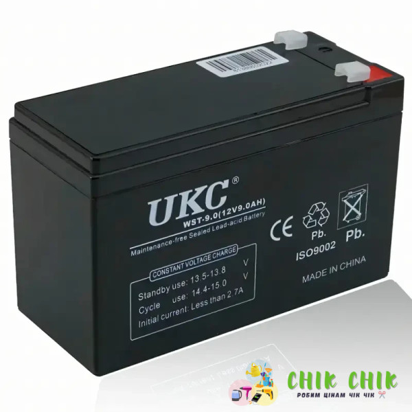 Аккумулятор BATTERY 12V 9A UKC