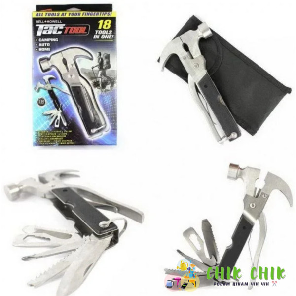 Набір Tac Tool 18 in 1 компактний інструмент