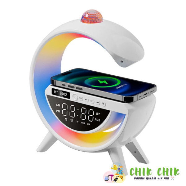 Нічник RGB колонка у формі літери G BT 3402