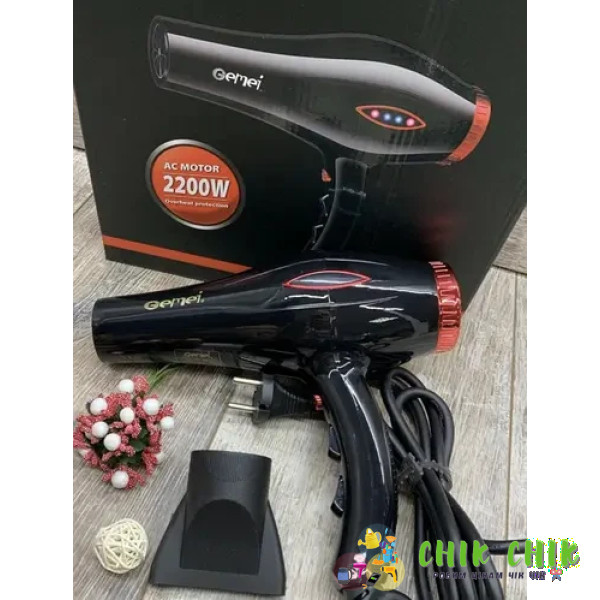 Фен для волосся Gemei GM-1770 2200W