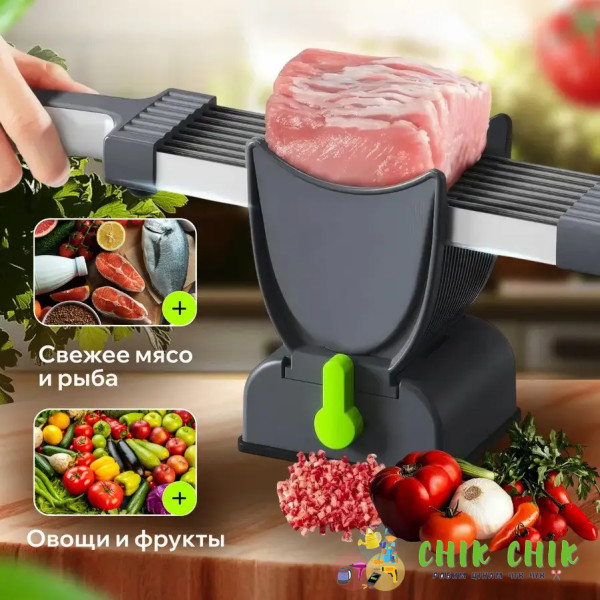 Ручний слайсер для нарізування продуктів із підставкою LY-824