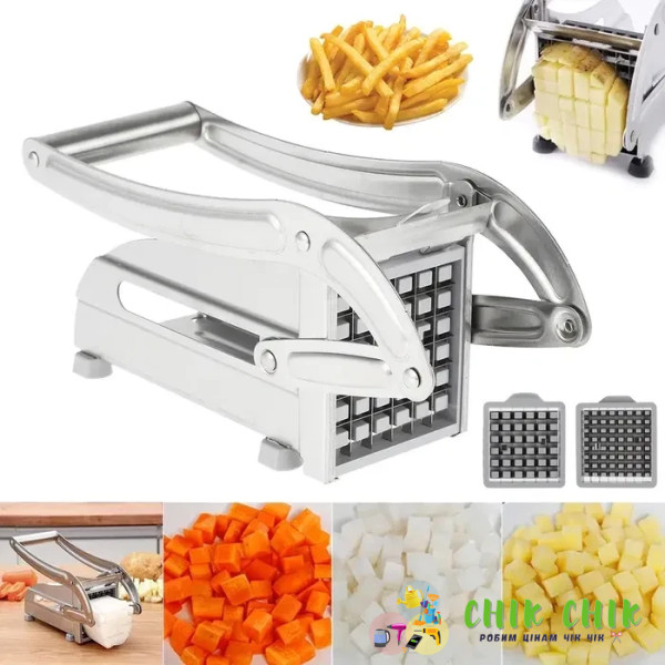 Картоплерізка Potato Chipper Professional SIlver