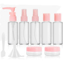 Дорожня пляшка-розпилювач із кришками 9 in 1 Travel Bottle Set