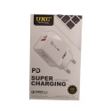 Адаптер Fast Charge 220v 18w APD 889 USB+type C
