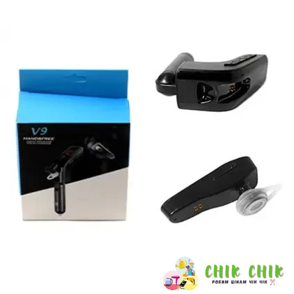 Трансмітер FM MOD. V9 BT +earphone bluetooth гарнітура