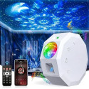 Проєктор зоряного неба Galaxy Projector Light KX-668RF з пультом дистанційного керування 20 режимів