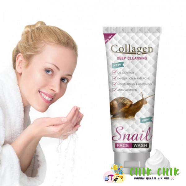 Гель для вмивання Collagen Snail Deep Cleansing 100 мл