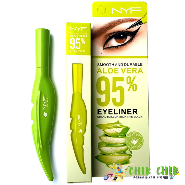 Підводка (фломастер) для очей 95% aloe vera nyf чорна