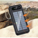 Зовнішній акумулятор Power Bank 30000mAh із сонячною панеллю