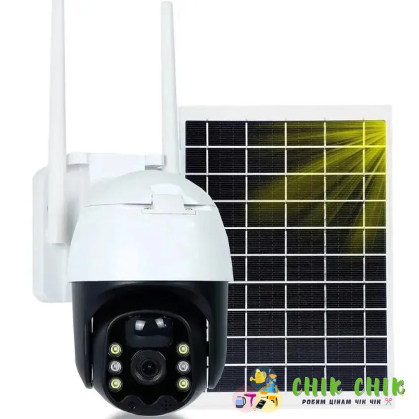 Камера відеоспостереження tp8 v380 pro solar 4G with battery