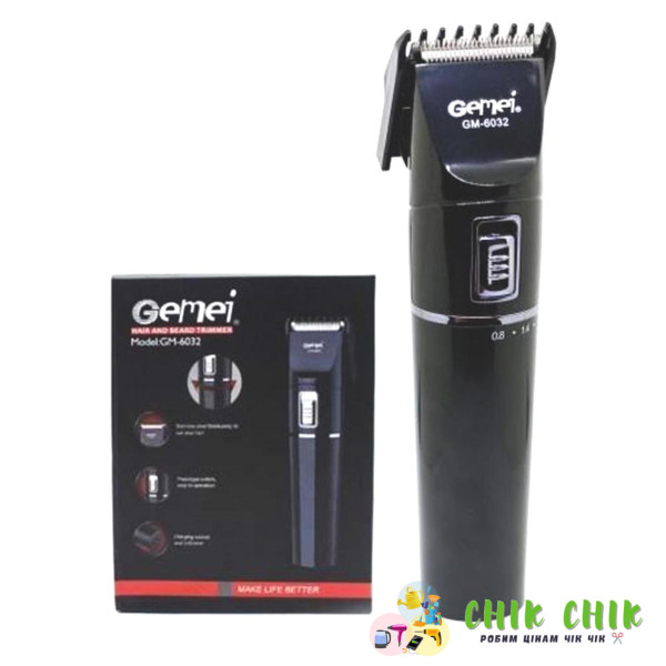 Машинка для стриження волосся Gemei GM-6032