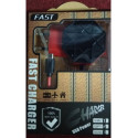 ЗЗП адаптер 220 V 2 USB + Micro FAST CHARGER круглий