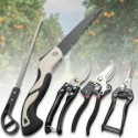 Садовий набір інструментів 5 в 1 з ножицями, секаторами та пилкою Garden Set SK-5