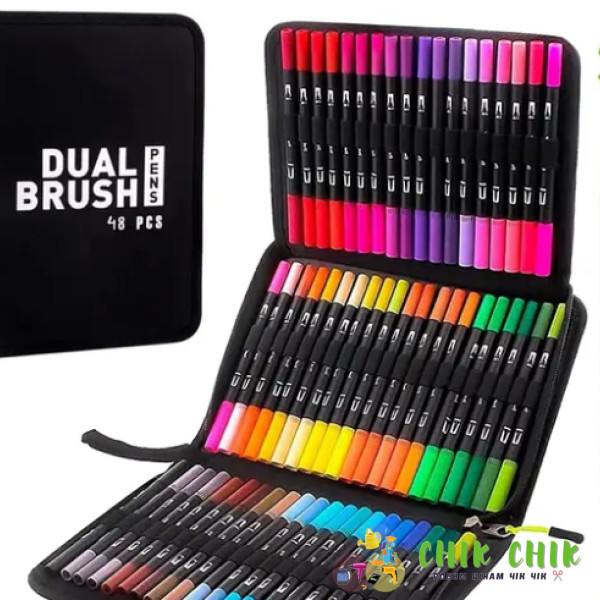 Акварельні маркери із сумкою для малювання Color pencil AND 48 CD