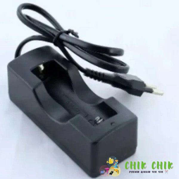 Зарядний пристрій на 1x18650 від мережі 220V SINGLE